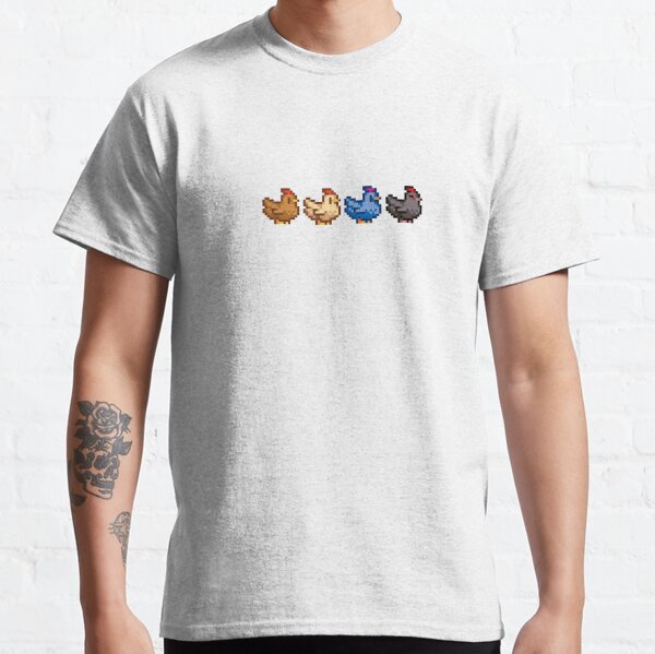 4 Chickens Stardew Valley Classic T-Shirt RB2102 product Offical chicken arms Merch