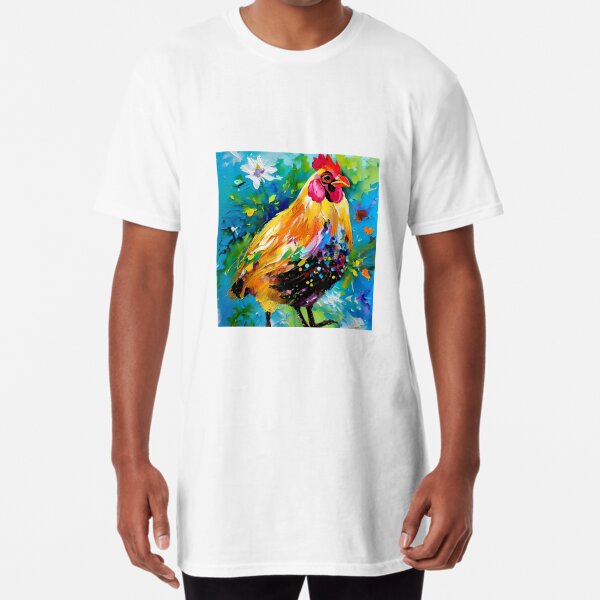 Chicken Painting Long T-Shirt RB2102 product Offical chicken arms Merch